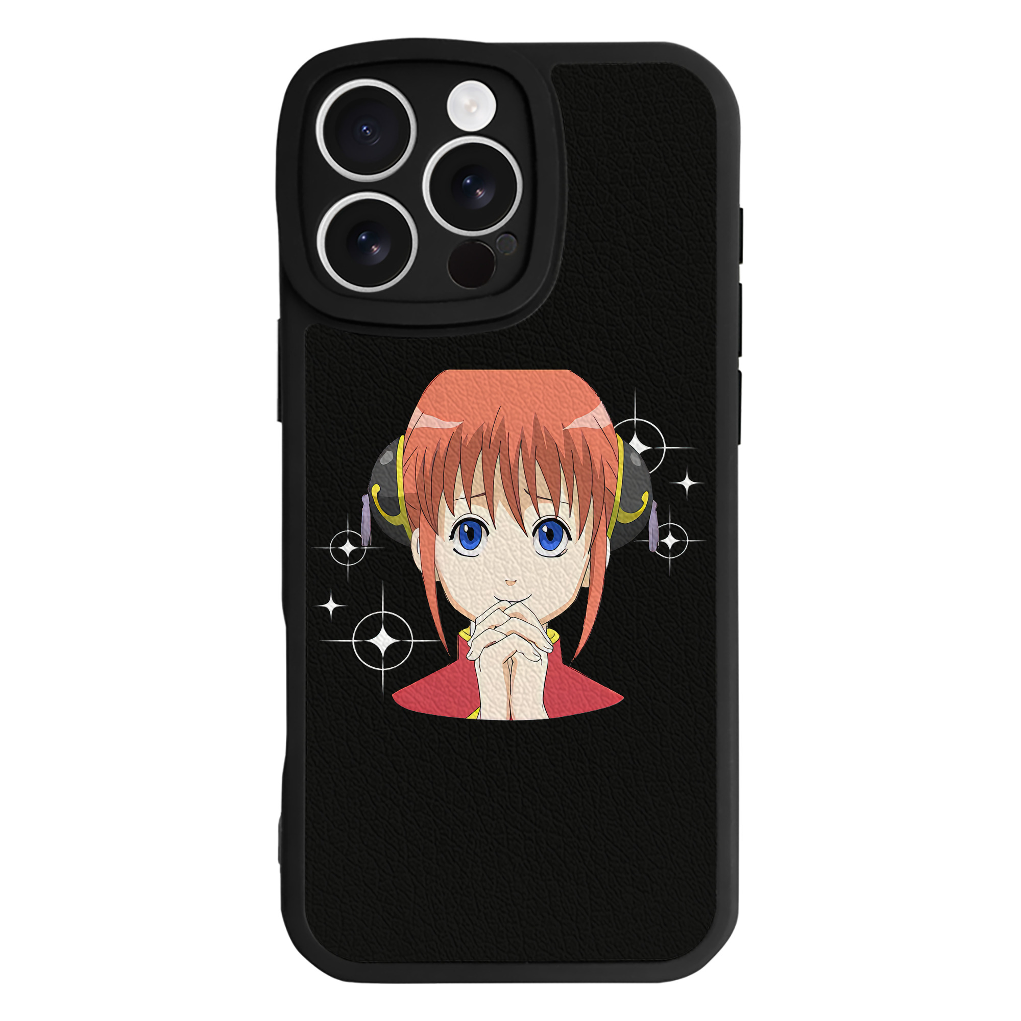 （画像用） ぎんたま 坂田銀時（さかたぎんとき） 神楽 志村新八（しむら しんぱち） GINTAMA Sakata Gintoki Kagura Shimura Shinpachi 【iPhone 16シリーズ対応】シリコンスマホケース（レザー調） 材質：シリコン